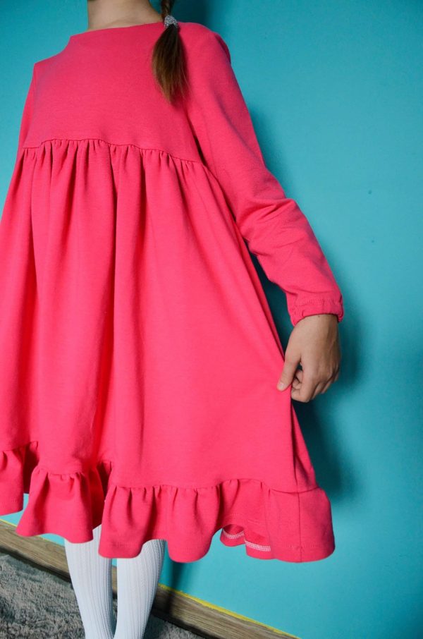 Wykrój na sukienkę dla dziewczynki Sisi online strefa