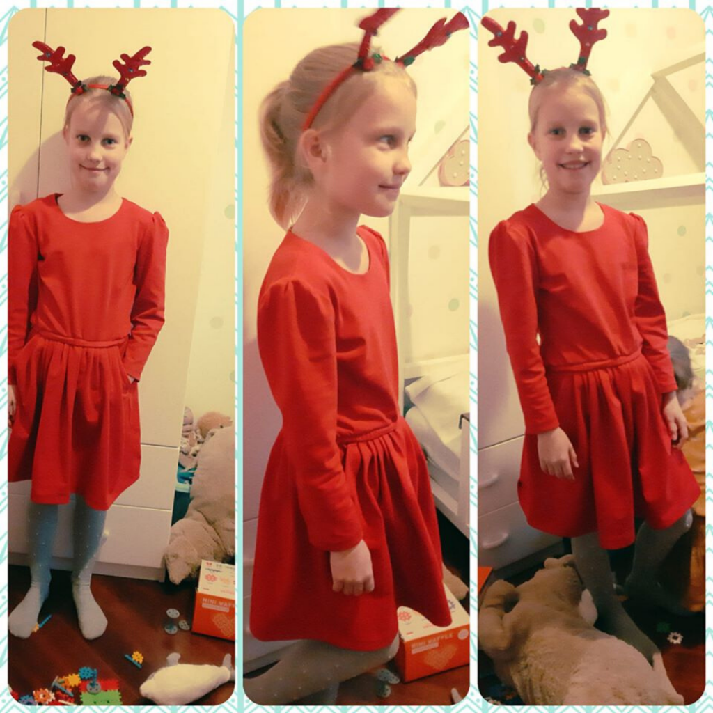Jak uszyć świąteczną sukienkę wykrój online