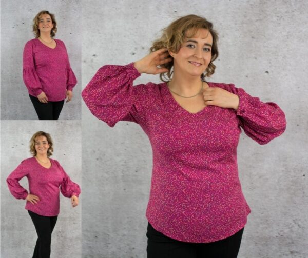 wykrój na bluzkę damską lucylla online