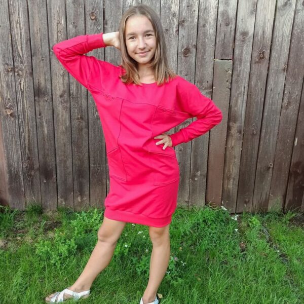 sukienka dziewczęca Molly wykrój online Strefa Kroju i Szycia