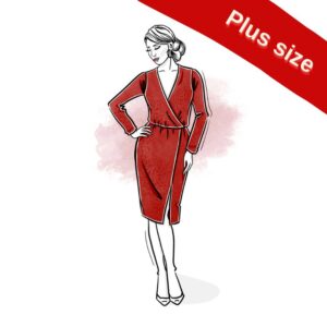 wykrój na sukienkę damską Fina plus size online