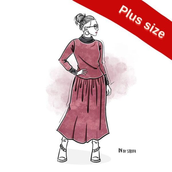 wykrój na sukienkę damską Irina plus size online