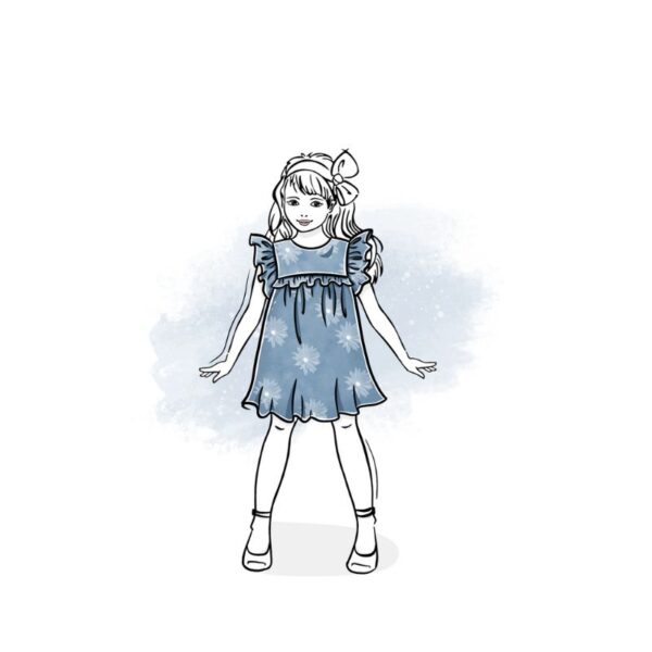 wykrój na sukienkę dziecięcą Mimi online