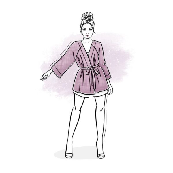wykrój na kimono damskie Verano online