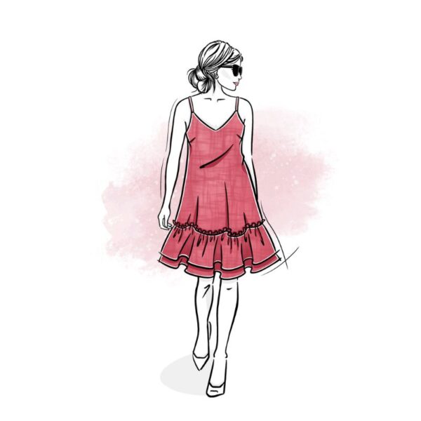 wykrój na sukienkę damską Nella online