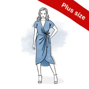 wykrój na sukienkę damską Adria plus size online