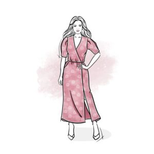 wykrój na sukienkę damską Florencja online