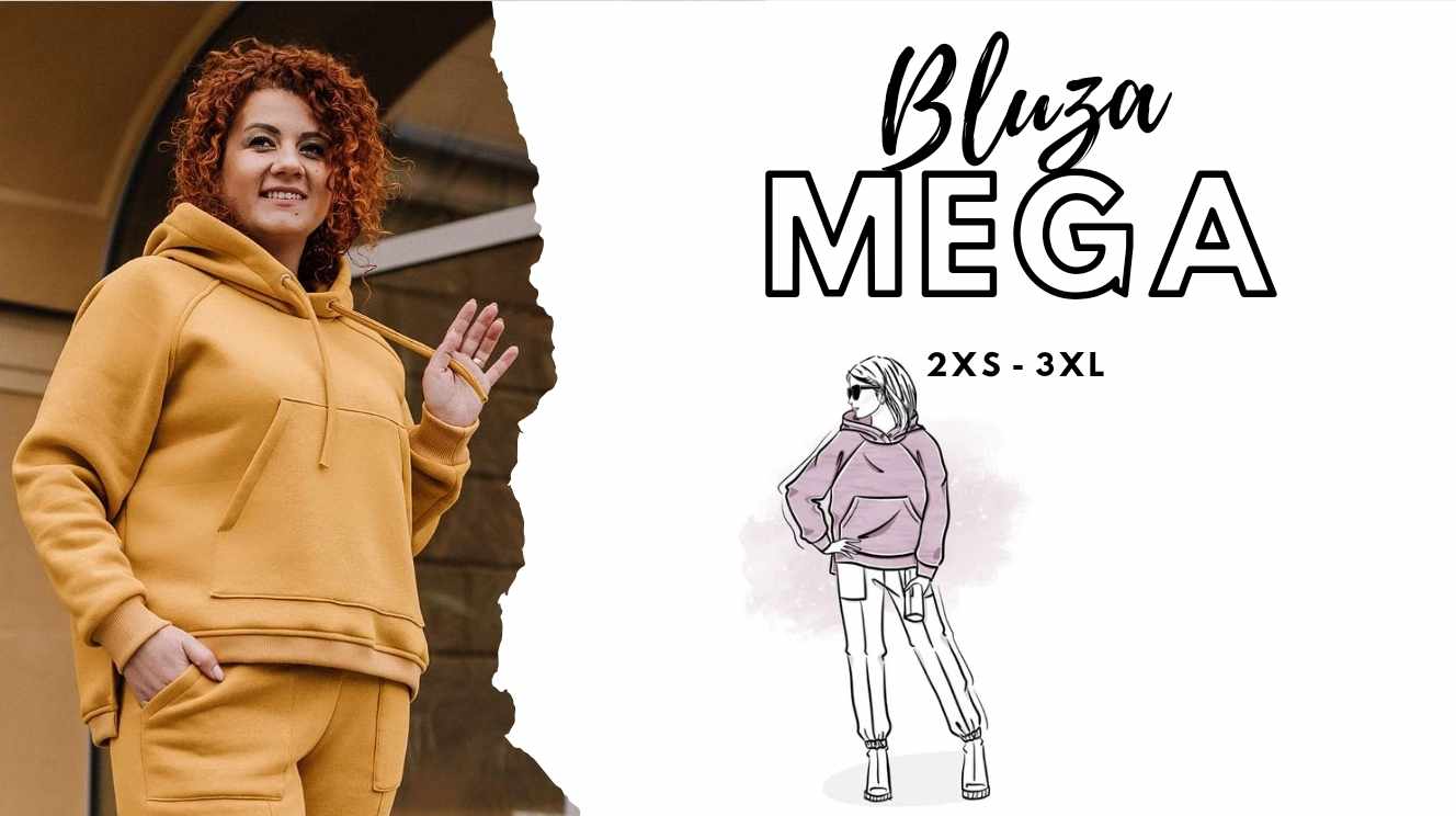 wykrój na set damski Vega spodnie bluzka online
