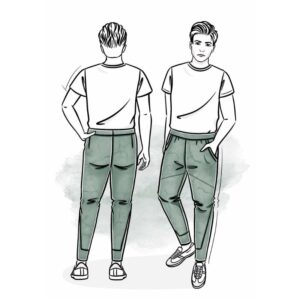 wykrój na spodnie męskie Bris online Strefa Kroju i Szycia