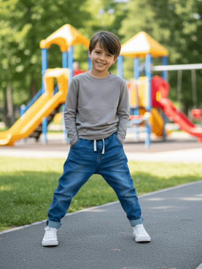 Wykrój na long t-shirt dla chłopca rozmiar 122-152