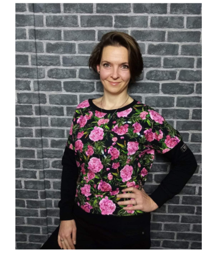 Wykrój na bluzę damską oversize Celia rozmiar XS-3XL