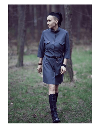 Wykrój na szmizjerkę damską Sara rozmiar 46-56