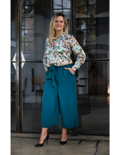 Wykrój na spodnie kuloty damskie Chiara rozmiar 2XS-3XL