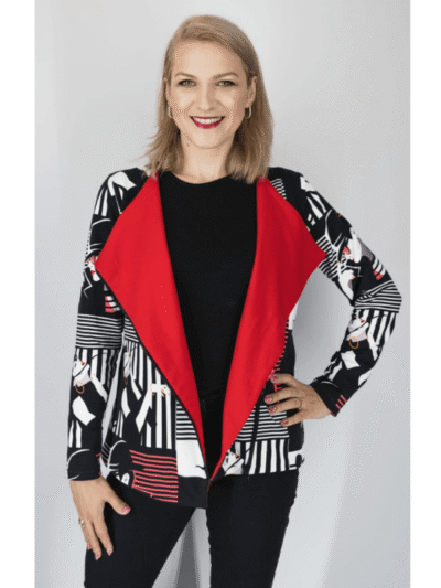 Wykrój na bluzo-marynarkę Megan rozmiar 2XS-3XL