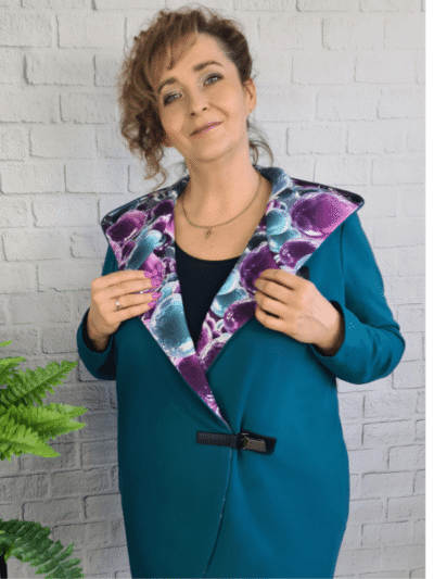 Wykrój na jesienną bluzę damską plus size rozmiar 3XL-9XL