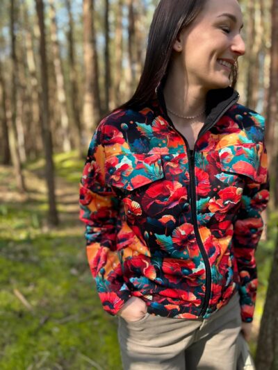 Wykrój na bluzę damską Luna rozmiar 2XS-3XL