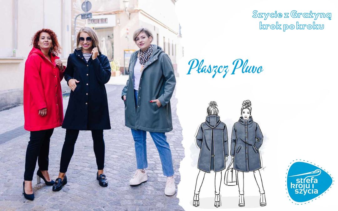Szycie krok po&nbsp;kroku – płaszcz Pluvo