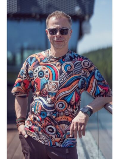 Wykrój na T-shirt męski Misimo rozmiar S-3XL
