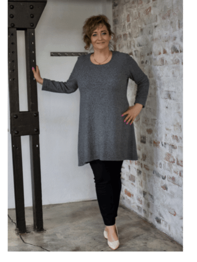 Wykrój na tunikę damską Nadia plus size rozmiar 3XL-9XL