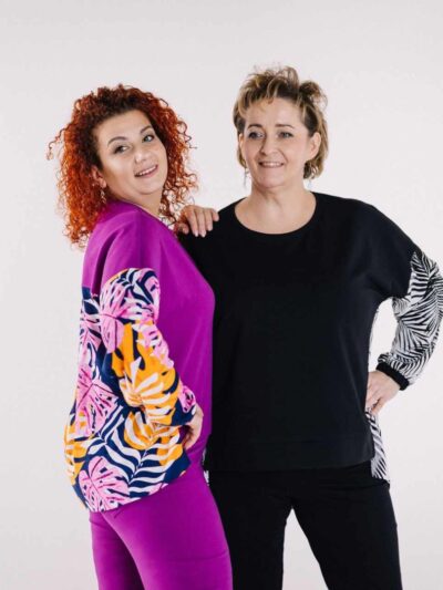 Wykrój na bluzę damską Nona plus size rozmiar 3XL-9XL