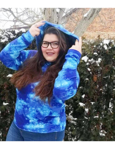 Wykrój na bluzę damską Taida plus size rozmiar 3XL-9XL
