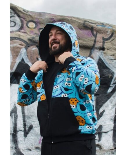 Wykrój na bluzę męską plus size Classic rozmiar 3XL-9XL