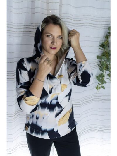 Wykrój na bluzę damską Mirka rozmiar 2XS-3XL