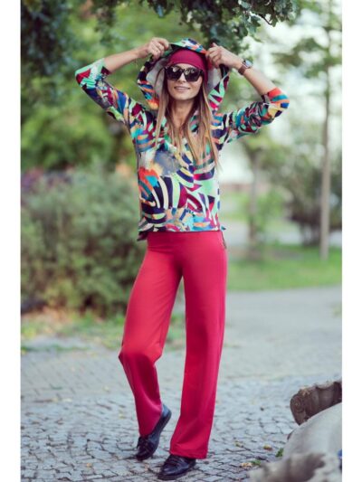 Wykrój na set damski Mirka: bluza i spodnie rozmiar 2XS-3XL