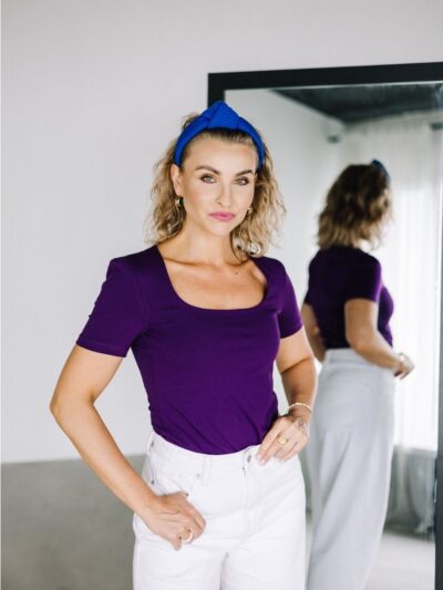 Wykrój na bluzkę damską Karola rozmiar 2XS-3XL