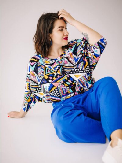 Wykrój na bluzkę damską Spontan rozmiar 3XL-9XL