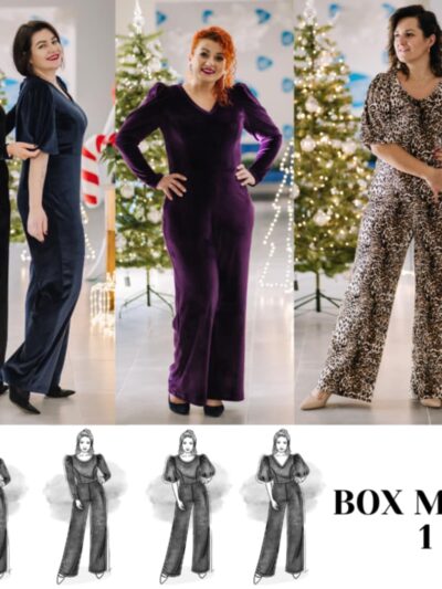 BOX 1 Wykrój na kombinezon damski Mixa rozmiar 3XL-9XL