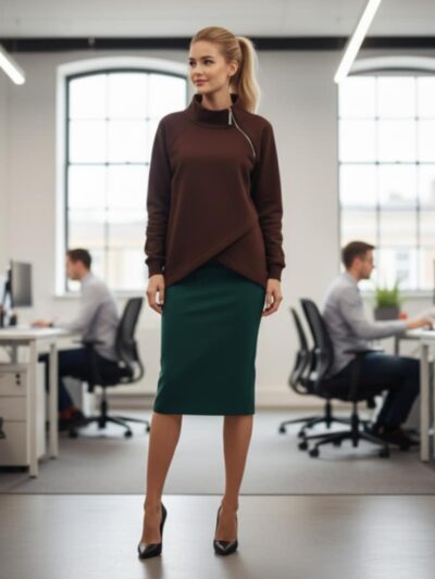 Wykrój na bluzę damską Dana rozmiar 2XS-3XL