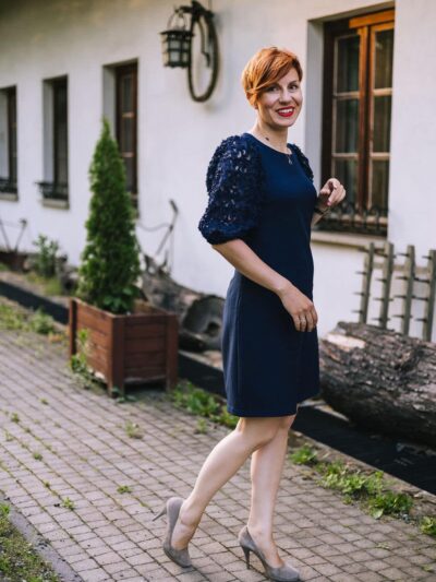 Wykrój na sukienkę damską Helena rozmiar 34-56