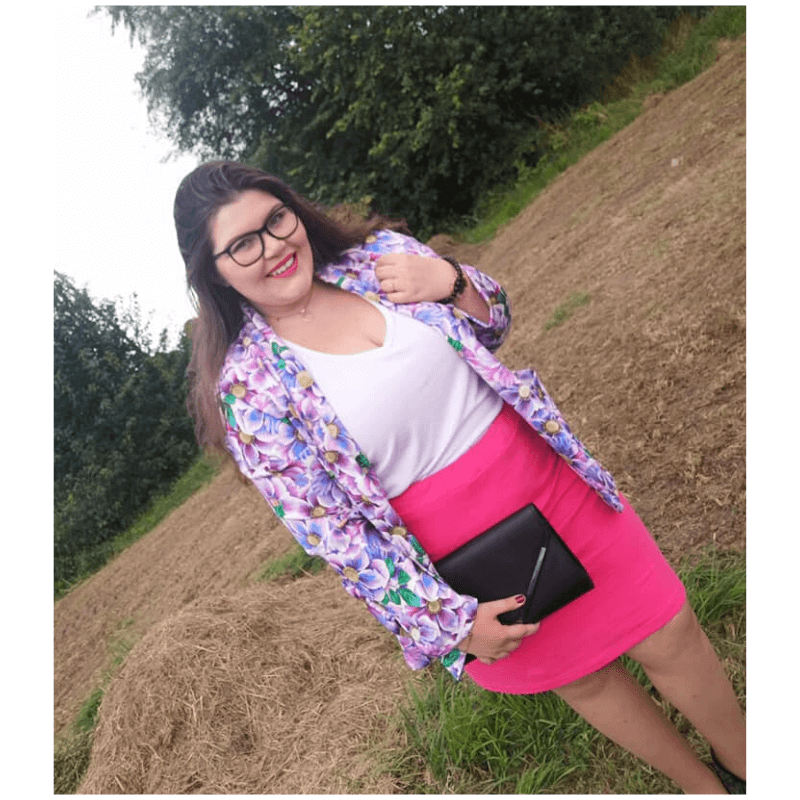 wykrój na kardigan damski plus size