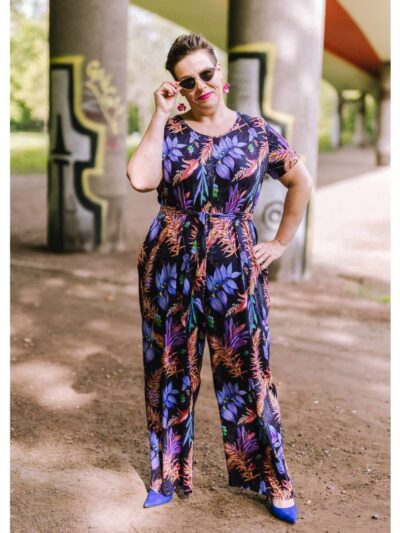 Wykrój na kombinezon damski Ene plus size rozmiar 3XL-9XL