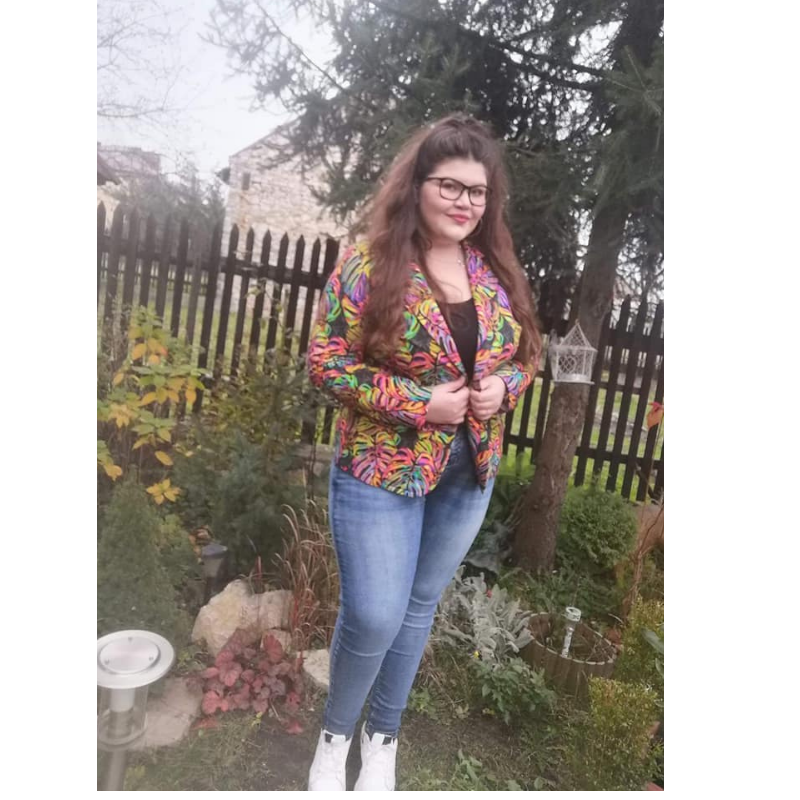 wykrój online marynarka damska plus size