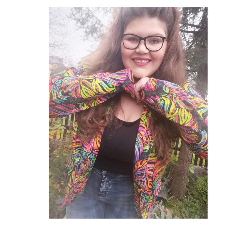 wykrój online marynarka damska plus size