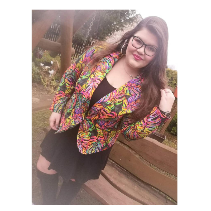 wykrój online marynarka damska plus size