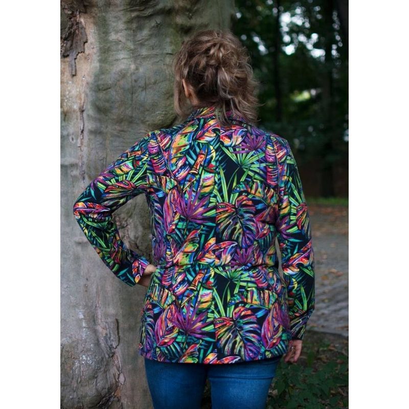 wykrój na marynarkę damską plus size