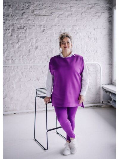 Wykrój na leginsy damskie Capri plus size rozmiar 3XL-9XL