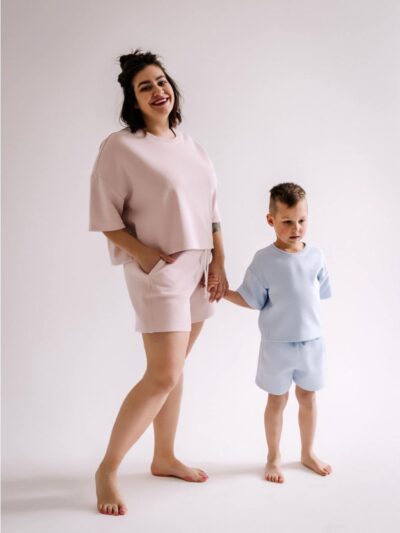 Wykrój na set damski Mami bluzka i spodenki rozmiar 3XL-9XL