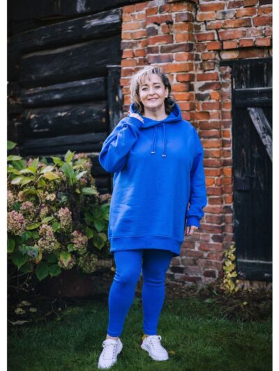 Wykrój na set damski Magic: bluzę i leginsy plus size rozmiar 3XL-9XL