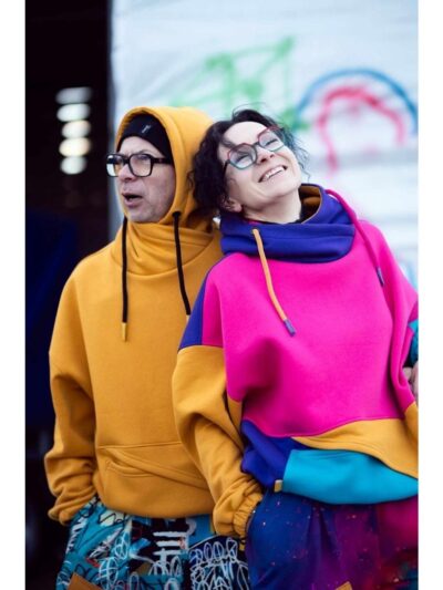 Wykrój na bluzę męską Crazy rozmiar S-3XL