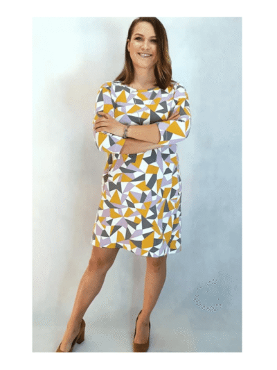Wykrój na sukienkę damską Daria rozmiar 2XS-3XL