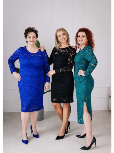 Wykrój na sukienkę damską Lace plus size rozmiar 3XL-9XL