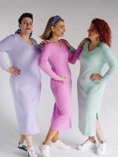 Wykrój na sukienkę damską Lavera rozmiar 2XS-3XL