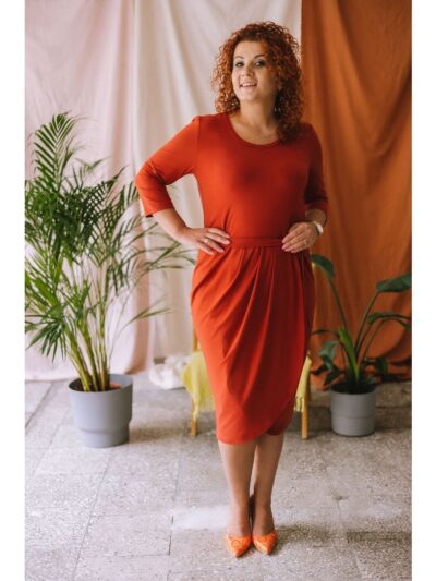 Wykrój na sukienkę damską Lipani rozmiar 2XS-3XL