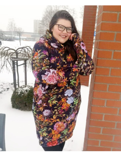 Wykrój na sukienkę damską Loreta plus size rozmiar 3XL-9XL