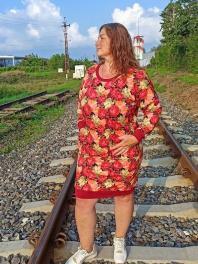 Wykrój na sukienkę damską Molly plus size rozmiar 3XL-9XL