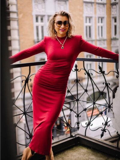 Wykrój na sukienkę damską Nancy rozmiar 2XS-3XL